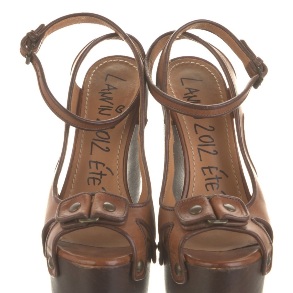 2012 Lanvin platform heels
